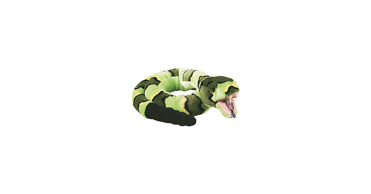 Felsen-Klapperschlange grün mit spitzen Zähnen 137cm von Wild Republic