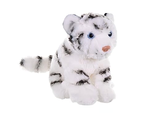 Wild Republic 10851 - Plüsch-Tiger Baby Cuddlekins Mini, 20 cm, weiß von WILD REPUBLIC