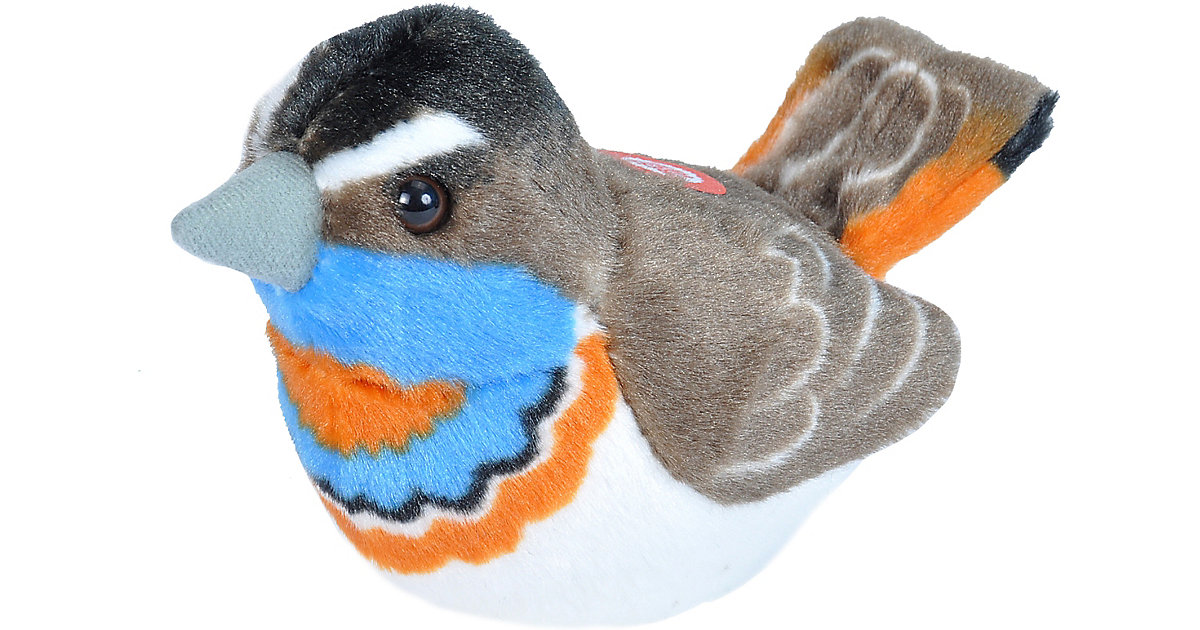 Singvogel Blaukehlchen grau/hellblau von Wild Republic