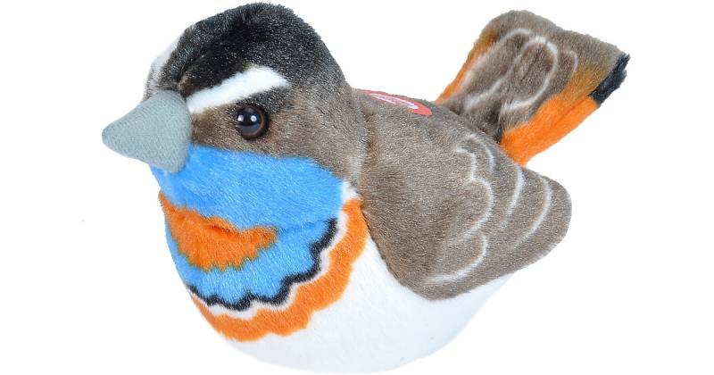 Singvogel Blaukehlchen grau/hellblau von Wild Republic