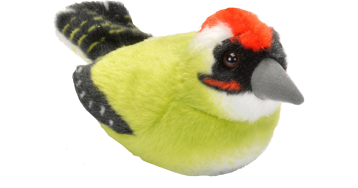 Singvogel Grünspecht gelb/rot von Wild Republic