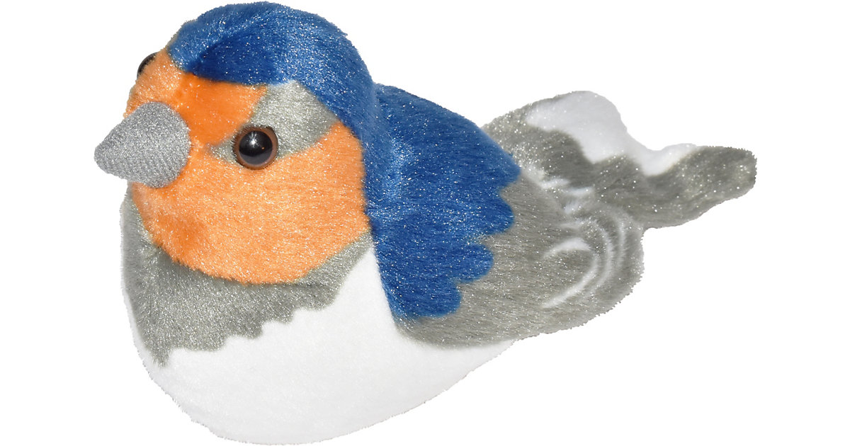 Singvogel Rauchschwalbe blau/orange Singvogel Rauchschwalbe blau/orange von Wild Republic