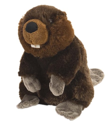 Wild Republic 10845 Plüsch Biber, Cuddlekins Kuscheltier, Plüschtier, 20cm von WILD REPUBLIC