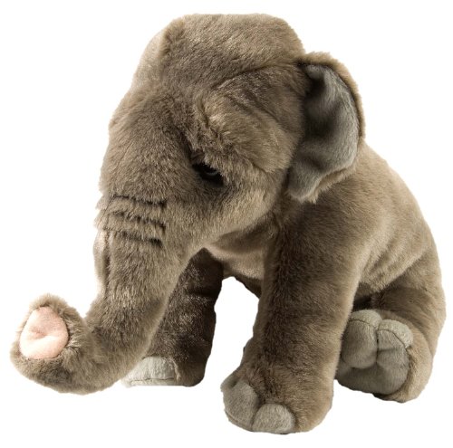 Wild Republic 11117 11715 Peluche, giocattolo coccolone, Plüsch Asiatischer Elefant, Cuddlekins Kuscheltier, Plüschtier, 30 cm von WILD REPUBLIC