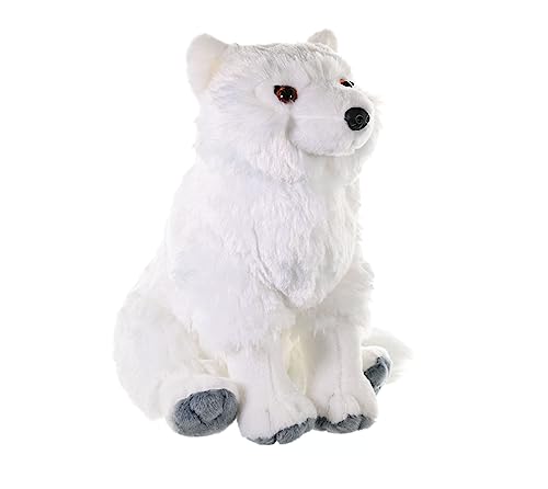 Wild Republic 11474 Plüsch Polarfuchs, Cuddlekins Kuscheltier, Plüschtier, 30cm von WILD REPUBLIC