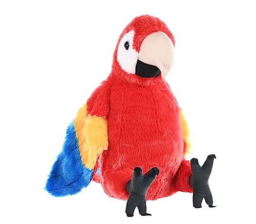 Wild Republic 11503 Republic 12249 Plüsch Papagei, Cuddlekins Kuscheltier, Plüschtier, 30 cm, Multi, Scharlachroter Ara Wild Republic 11503 Republic 12249 Plüsch Papagei, Cuddlekins Kuscheltier, Plüschtier, 30 cm, Multi, Scharlachroter Ara von WILD REPUBLIC