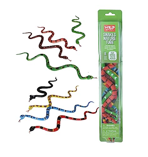 Wild Republic 12884 - Nature Tube Spielset, Schlangen, 32 cm von Wild Republic