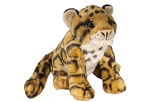Wild Republic Cuddlekins Nebelparder, Stofftier, Baby-Geschenk für Mädchen und Jungen, Kinder Plüschtier, Kuscheltier Für Babys, Spielzeug aus Recyclingmaterial, 30 cm von WILD REPUBLIC