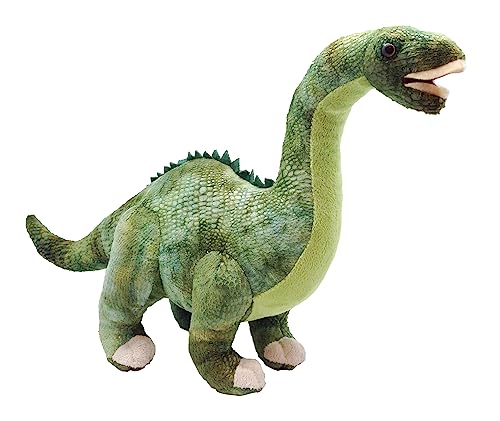 WILD REPUBLIC Dinosaur II Diplodocus, Dinosaurier, Mädchen und Jungs Geschenk, Schmusetier für Babys, Nachhaltiges Kuscheltier mit Einer Füllung aus recycelten Wasserflaschen, 43 cm von WILD REPUBLIC