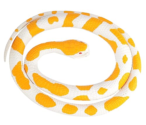 Wild Republic 19324 20769 Gummischlange Albino Python 117 cm von Wild Republic