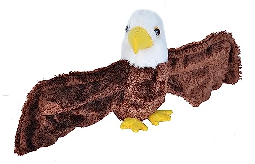 Wild Republic 19505 Republic 21415 Huggers Schnapparmband Kuscheltier, Plüschtier, Weißkopfseeadler, Braun, 20 cm Wild Republic 19505 Republic 21415 Huggers Schnapparmband Kuscheltier, Plüschtier, Weißkopfseeadler, Braun, 20 cm von WILD REPUBLIC