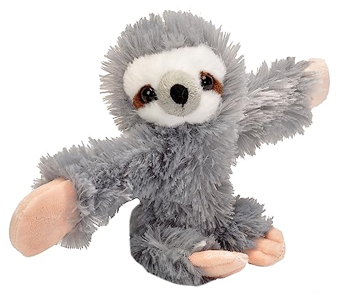 Wild Republic 18094 Huggers Schnapparmband Kuscheltier, Plüschtier, Faultier 20 cm von WILD REPUBLIC