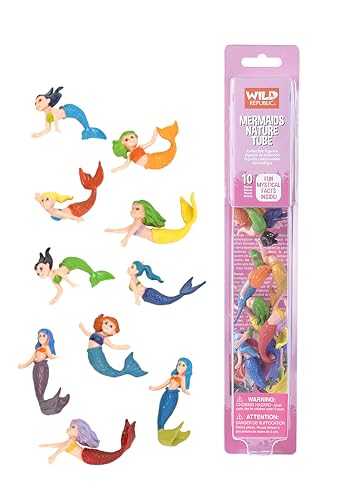 Wild Republic 20857 Figuren-Spielset Meerjungfrauen, Mehrfarbig, Meerjungfrau von WILD REPUBLIC