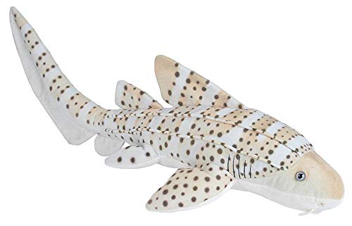 Wild Republic Living Ocean Zebrahai, Wal-Kuscheltier, Schlaftier für Babys, Gastgeschenk für die nächste Babyparty, Füllung und Stoff aus recycelten Wasserflaschen, 66 cm von Wild Republic