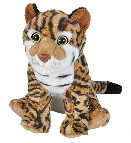 Wild Republic Cuddlekins Ozelot, Stofftier, Baby-Geschenk für Mädchen und Jungen, Kinder Plüschtier, Kuscheltier Für Babys, Spielzeug aus Recyclingmaterial, 30 cm von Wild Republic