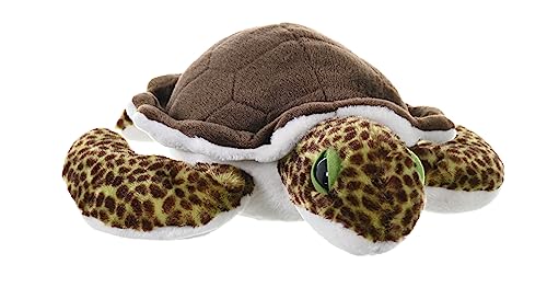 Wild Republic Cuddlekins Grüne Meeresschildkröte, Stofftier, Baby-Geschenk für Mädchen und Jungen, Kinder Plüschtier, Kuscheltier Für Babys, Spielzeug aus Recyclingmaterial, 30 cm von Wild Republic