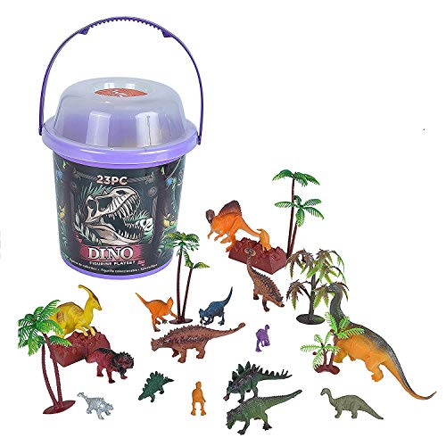 Wild Republic 22113 Spielfiguren-Set Dinosaurier, Spieleimer, Adventure Bucket, 20 cm, 23-teilig, Multi Wild Republic 22113 Spielfiguren-Set Dinosaurier, Spieleimer, Adventure Bucket, 20 cm, 23-teilig, Multi von WILD REPUBLIC