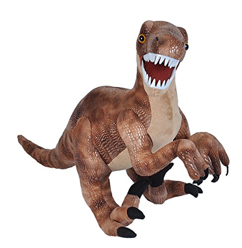 Wild Republic Dinosaur Velociraptor, Dinosaurier, Mädchen und Jungs Geschenk, Schmusetier für Babys, Nachhaltiges Kuscheltier mit Einer Füllung aus recycelten Wasserflaschen, 63 cm Wild Republic Dinosaur Velociraptor, Dinosaurier, Mädchen und Jungs Geschenk, Schmusetier für Babys, Nachhaltiges Kuscheltier mit Einer Füllung aus recycelten Wasserflaschen, 63 cm von WILD REPUBLIC