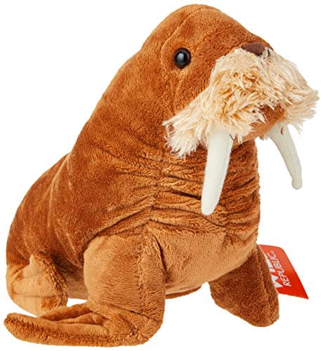 Wild Republic 20725 Republic Plüsch Walross Cuddlekins Kuscheltier, Plüschtier, 20 cm von WILD REPUBLIC