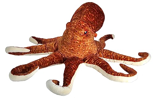 Wild Republic 23056 Plüsch Oktopus, Cuddlekins Jumbo Kuscheltier, Stofftier 76 cm, Multi von Wild Republic