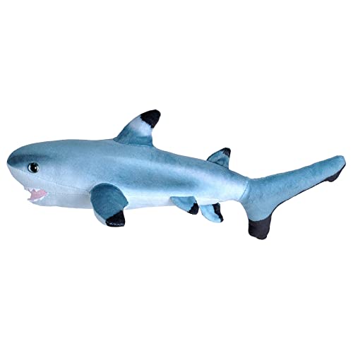 Wild Republic Plüschtier Living Ocean Mini Kleiner Schwarzspitzenhai, Stofftier, 40 cm von WILD REPUBLIC