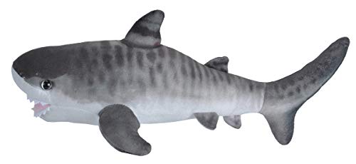 Wild Republic Plüschtier Living Ocean Mini Tigerhai, Stofftier, 40 cm von WILD REPUBLIC