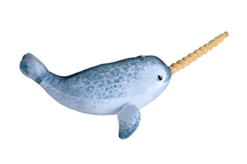 Wild Republic Living Ocean Mini Narwal, Wal-Kuscheltier, Schlaftier für Babys, Gastgeschenk für die nächste Babyparty, Füllung und Stoff aus recycelten Wasserflaschen, 30 cm Wild Republic Living Ocean Mini Narwal, Wal-Kuscheltier, Schlaftier für Babys, Gastgeschenk für die nächste Babyparty, Füllung und Stoff aus recycelten Wasserflaschen, 30 cm von WILD REPUBLIC