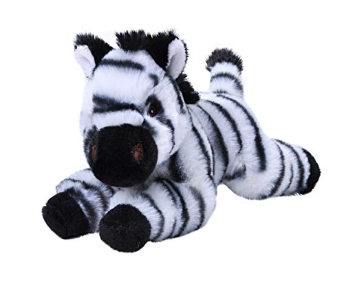 Wild Republic Ecokins Mini Zebra, Kuscheltier aus Stoff, Nachhaltiges Spielzeug, Baby Geschenk zur Geburt von Jungen und Mädchen, Stofftier 20 cm von WILD REPUBLIC