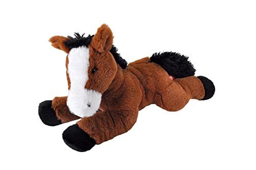 Wild Republic Ecokins Pferd, Kuscheltier aus Stoff, Nachhaltiges Spielzeug, Baby Geschenk zur Geburt von Jungen und Mädchen, Stofftier 30 cm von WILD REPUBLIC