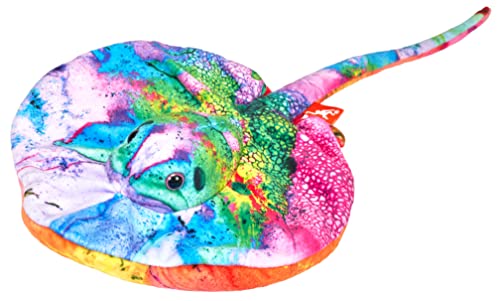 Wild Republic Mysteries of Atlantis Stachelrochen, Stofftier, Geschenk für Baby, Kinder Plüschtier, Kuscheltier Für Babys, Spielzeug aus Recyclingmaterial von WILD REPUBLIC