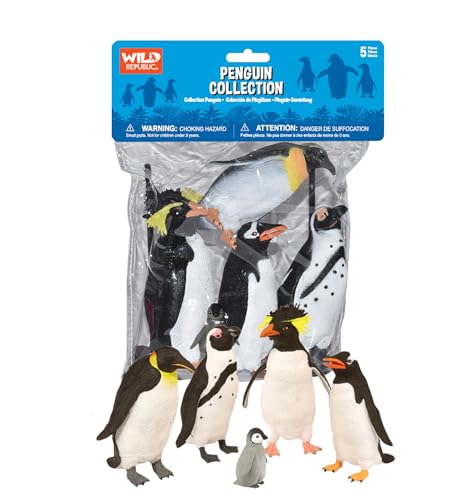 Wild Republic 83724 - Tüte mit Tiersammlung, Pinguin, 5 Stücke von Wild Republic