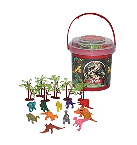 Wild Republic Adventure Bucket Mini Dinosaurier, Geschenk für Kinder, Sandspielzeug mit Spielzeugfiguren, Sensorisches Spielzeug Wild Republic Adventure Bucket Mini Dinosaurier, Geschenk für Kinder, Sandspielzeug mit Spielzeugfiguren, Sensorisches Spielzeug von WILD REPUBLIC