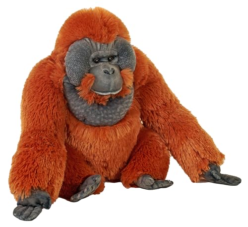 Wild Republic Artist Collection Eco Orang-Utan Männchen, Plüschtier, 38 cm, Plüschspielzeug, umweltfreundlich, Orange Wild Republic Artist Collection Eco Orang-Utan Männchen, Plüschtier, 38 cm, Plüschspielzeug, umweltfreundlich, Orange von WILD REPUBLIC