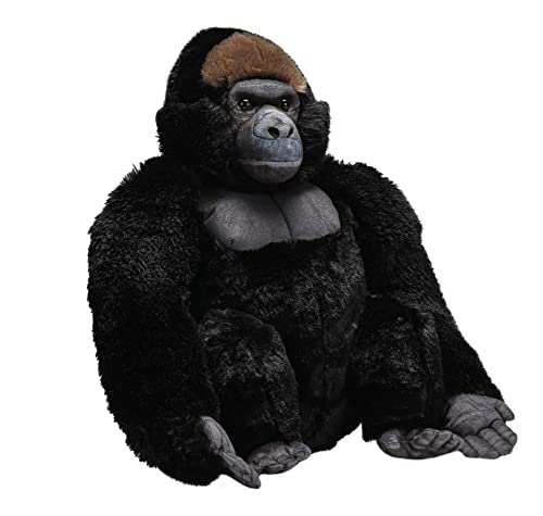 Wild Republic Artist Collection Gorilla, Geschenk für Kinder, 38 cm, Plüschtier, Füllmaterial besteht aus versponnenen recycelten Wasserflaschen von Wild Republic