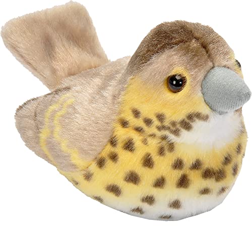 Wild Republic BIRD19497 Song Thrush Plüschtier, M, Gelb von WILD REPUBLIC