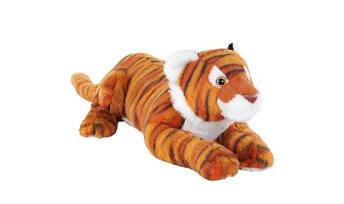 Wild Republic Earthkins Tiger, Kuscheltier, 38 cm, Plüschtier, Füllung aus recycelten Wasserflaschen, Umweltfreundlich Wild Republic Earthkins Tiger, Kuscheltier, 38 cm, Plüschtier, Füllung aus recycelten Wasserflaschen, Umweltfreundlich von WILD REPUBLIC