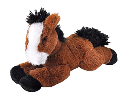 Wild Republic Ecokins Mini Pferd, Kuscheltier aus Stoff, Nachhaltiges Spielzeug, Baby Geschenk zur Geburt von Jungen und Mädchen, Stofftier 20 cm von WILD REPUBLIC
