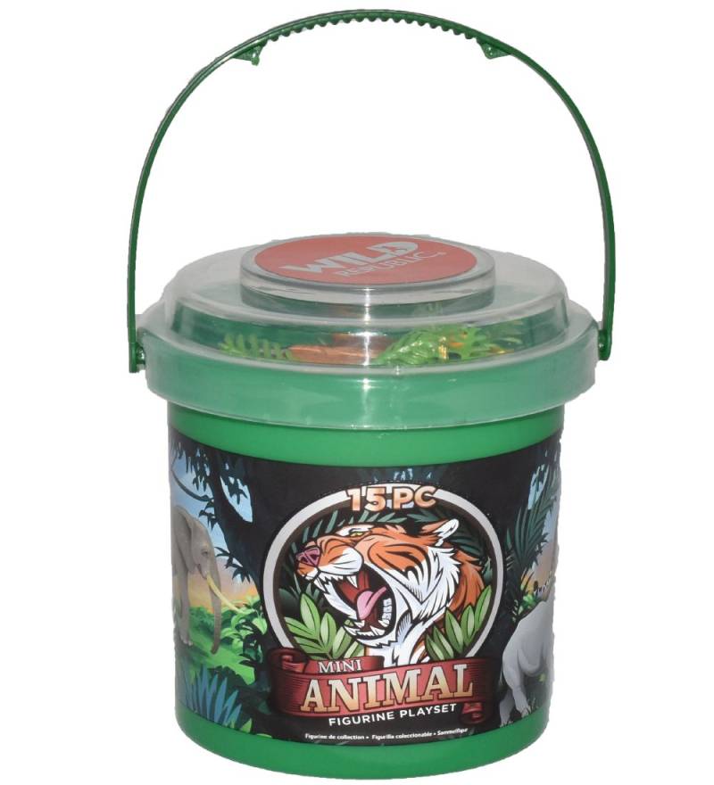 Wild Republic Eimer m. Tiere - Mini - 15 st. - Wildtiere - Wild Republic - One Size - Spielzeugtiere Wild Republic Eimer m. Tiere - Mini - 15 st. - Wildtiere - Wild Republic - One Size - Spielzeugtiere von Wild Republic