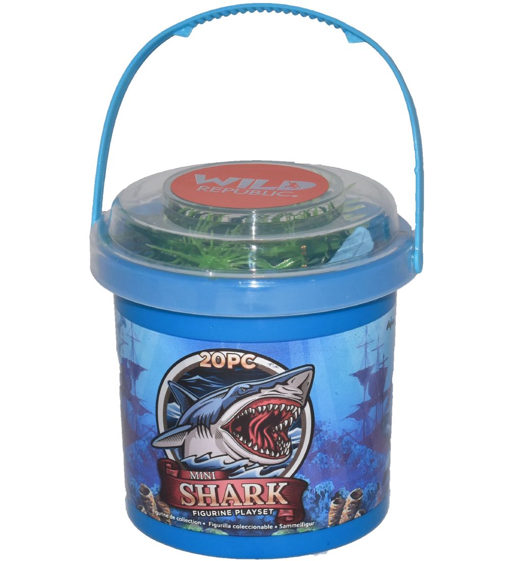 Wild Republic Eimer m. Tiere - Mini - 20 st. - Haie - Wild Republic - One Size - Spielzeugtiere Wild Republic Eimer m. Tiere - Mini - 20 st. - Haie - Wild Republic - One Size - Spielzeugtiere von Wild Republic