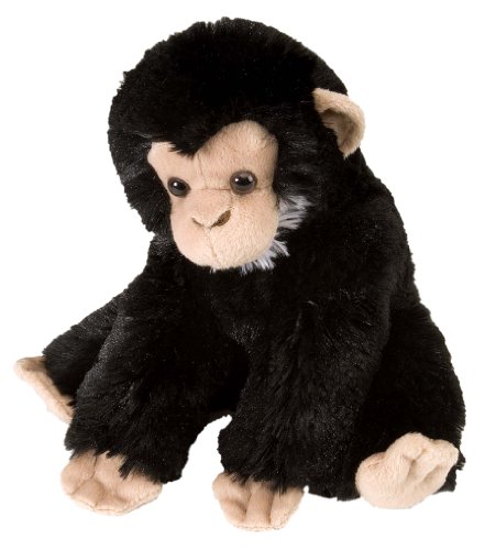 Wild Republic 10834 - Plüsch-Chimpanse Cuddlekins Mini, 20 cm von WILD REPUBLIC