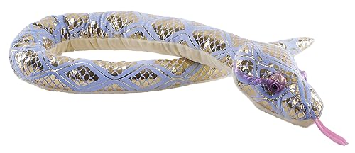 Wild Republic Foilkins Diamantblaue Schlange, Stofftier, 137 cm, Plüschtier, Füllung aus gesponnenen recycelten Wasserflaschen, Blue Wild Republic Foilkins Diamantblaue Schlange, Stofftier, 137 cm, Plüschtier, Füllung aus gesponnenen recycelten Wasserflaschen, Blue von WILD REPUBLIC