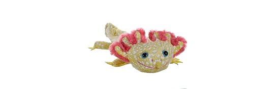 Wild Republic Huggers Glow Axolotl, Kuscheltier, 20 cm, Klatscharmband, Plüschtier, Füllung besteht aus recycelten Wasserflaschen von WILD REPUBLIC