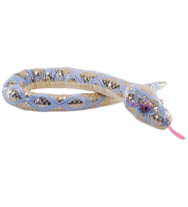 Wild Republic Kuscheltier - 137 cm - Folien-Diamant Blue Schlang - Wild Republic - One Size - Kuscheltiere von Wild Republic