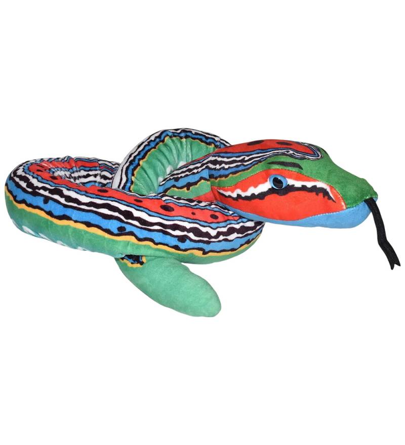 Wild Republic Kuscheltier - 137 cm - Green Blue Rote Schlange - Wild Republic - One Size - Kuscheltiere Wild Republic Kuscheltier - 137 cm - Green Blue Rote Schlange - Wild Republic - One Size - Kuscheltiere von Wild Republic