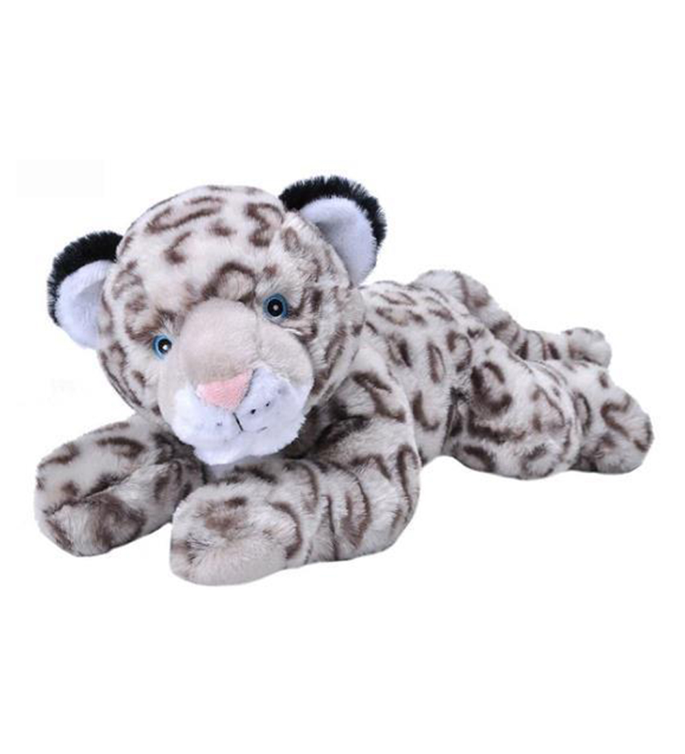 Wild Republic Kuscheltier - Ecokins - 19x33 - Schneeleopard - Wild Republic - One Size - Kuscheltiere von Wild Republic