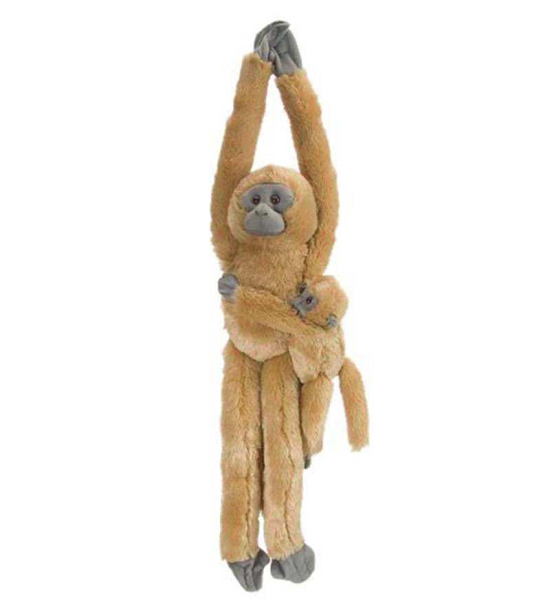 Wild Republic Kuscheltier - Hängender Affe - 18x55 - Langur m. J - Wild Republic - One Size - Kuscheltiere Wild Republic Kuscheltier - Hängender Affe - 18x55 - Langur m. J - Wild Republic - One Size - Kuscheltiere von Wild Republic
