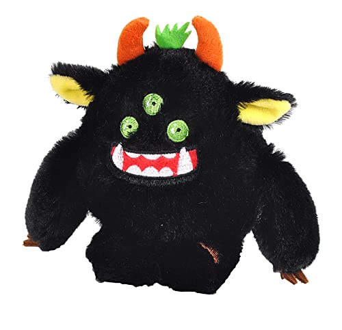 Wild Republic Monsterkins Jr Dusk, Ausgestopftes Tier, 20 cm, Geschenk für Kinder, Plüschtier, Spielzeug aus Recyclingmaterial, umweltfreundliches Spielzeug, Kinderzimmer Dekor von Wild Republic