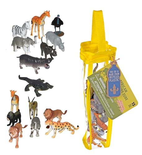 Wild Republic Nature Tubes Eco Afrika, Spielzeugfiguren, Bildungsspielzeug, interaktives Spielset, umweltfreundlich Wild Republic Nature Tubes Eco Afrika, Spielzeugfiguren, Bildungsspielzeug, interaktives Spielset, umweltfreundlich von WILD REPUBLIC
