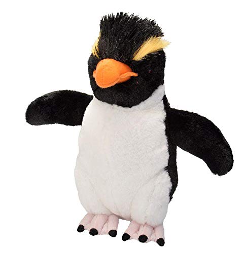 Wild Republic Cuddlekins Felsenpinguin, Stofftier, Baby-Geschenk für Mädchen und Jungen, Kinder Plüschtier, Kuscheltier Für Babys, Spielzeug aus Recyclingmaterial, 30 cm von WILD REPUBLIC