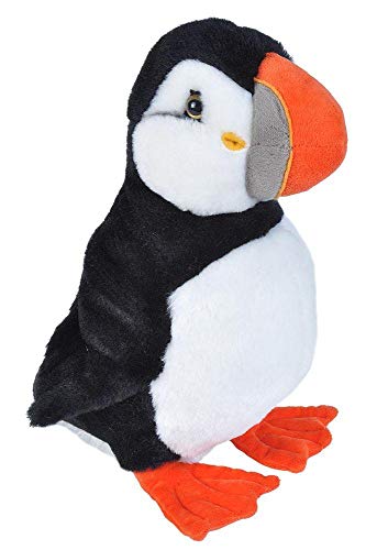 Wild Republic Plüsch Papageientaucher, Cuddlekins Kuscheltier, Plüschtier, 30cm, Black, White, Yellow Wild Republic Plüsch Papageientaucher, Cuddlekins Kuscheltier, Plüschtier, 30cm, Black, White, Yellow von WILD REPUBLIC